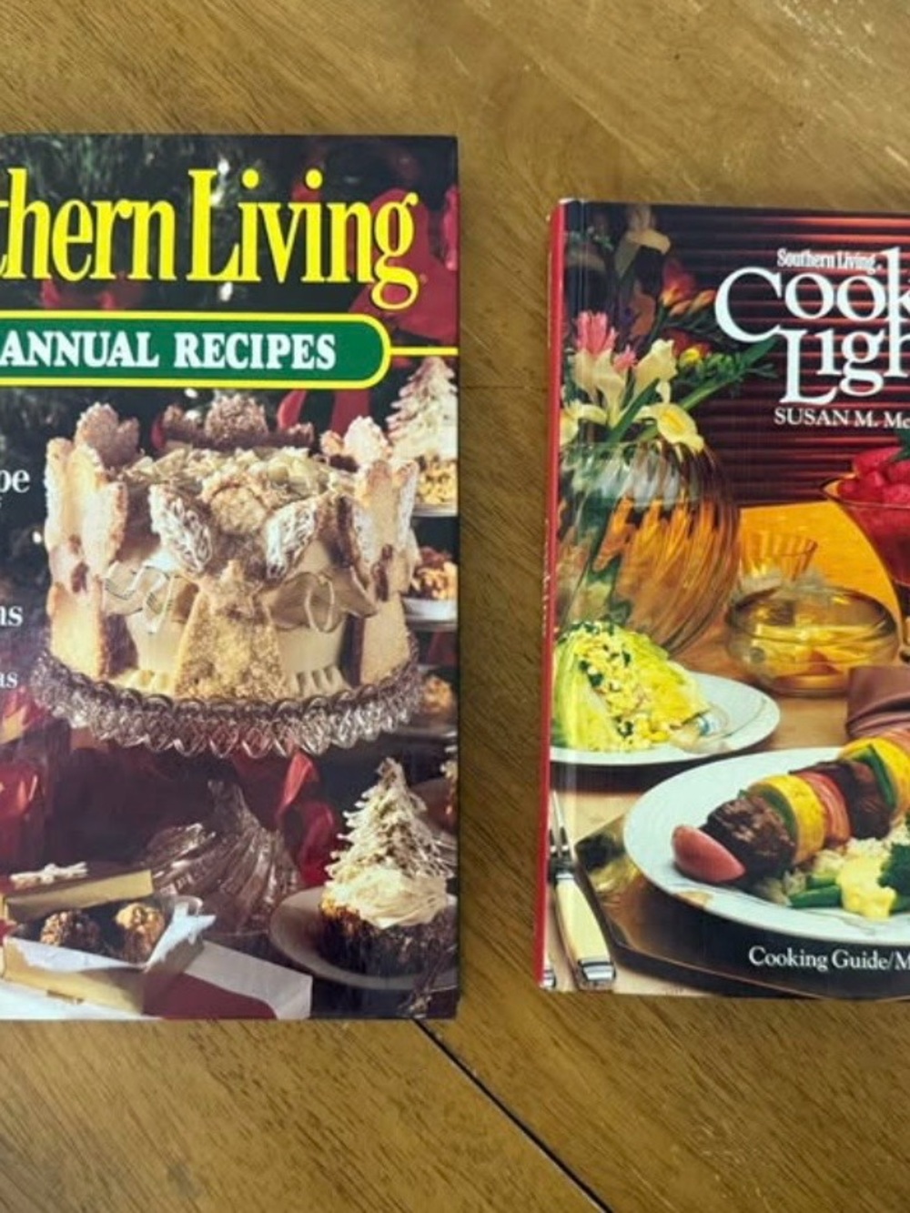 Southern Living Cookbook with Red Spine and Multicolor Cover Art